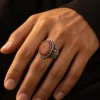 Dar Talisman — djinn ring — Custom Jinn Sigil — ring worn on a hand