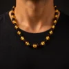 Dar Talisman — men’s talismanic protection necklace — Men’s Talismanic Protection Necklace — necklace worn on neck