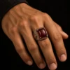 Dar Talisman — king solomon ring — King Solomon Jinn Love Intention Ring — ring worn on a hand