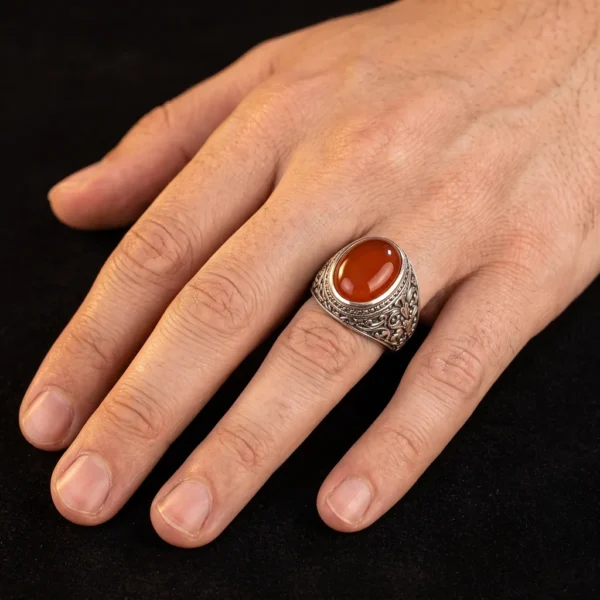 Dar Talisman — talisman ring — Ancient-Style Spiritual Ring — ring worn on a hand