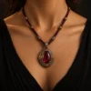 Dar Talisman — djinn love intention amulet — Jinn Love Intention Amulet — necklace worn on neck