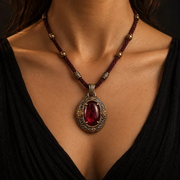 Dar Talisman — djinn love intention amulet — Jinn Love Intention Amulet — necklace worn on neck