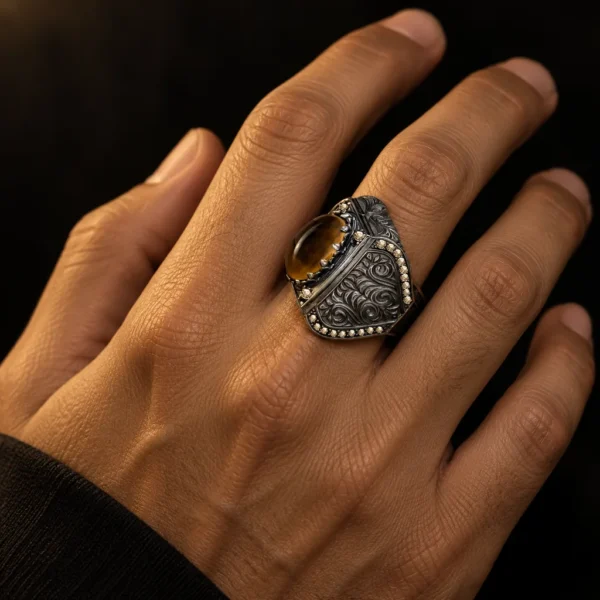 Dar Talisman — djinn ring — Jinn Love Intention Ring — ring worn on a hand
