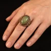 Dar Talisman — talisman ring — Third Eye Love Intention Ring — Worn on Hand Dar Talisman — talisman ring — Third Eye Love Intention Ring — ring worn on a hand