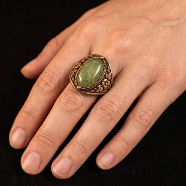 Dar Talisman — talisman ring — Third Eye Love Intention Ring — Worn on Hand Dar Talisman — talisman ring — Third Eye Love Intention Ring — ring worn on a hand