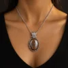 Dar Talisman — djinn love intention necklace — Jinn Love Intention Necklace — necklace worn on neck Dar Talisman — djinn love intention necklace — Jinn Love Intention Necklace — necklace worn on neck