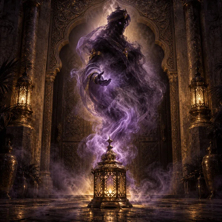 Dar Talisman — Khodam Collection — spiritual djinn scene