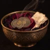 Dar Talisman — Succubus and Incubus Kiss Ritual Service — on a black background
