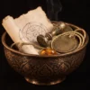 Dar Talisman — Private Custom Order — on a black background