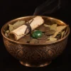 Dar Talisman — Prosperity Intention Ritual Enquiry — on a black background