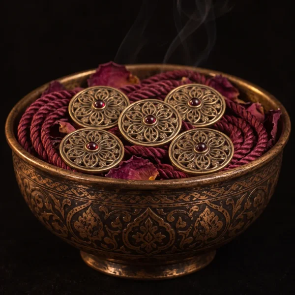Dar Talisman — Love Intention Talisman — on a black background