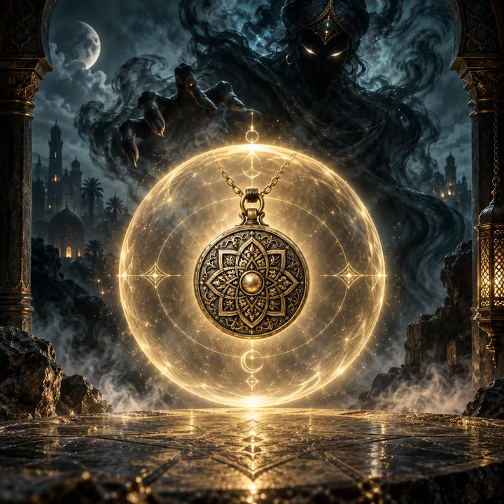 Dar Talisman — Protection Amulets — spiritual djinn scene