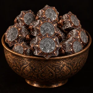 Dar Talisman — djinn ring — Ifrit Jinn Prosperity Intention Ring — on a black background