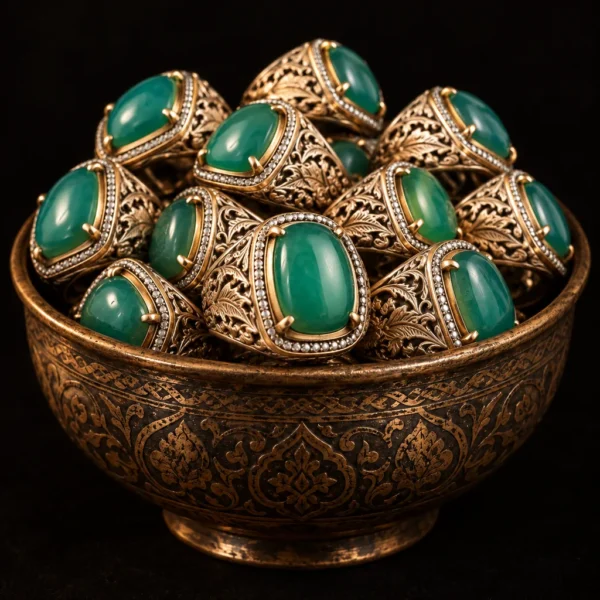 Dar Talisman — talisman ring — Spiritual Kings Ring — on a black background