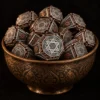 Dar Talisman — king solomon ring — King Solomon Solomonic Jinn Ring — on a black background